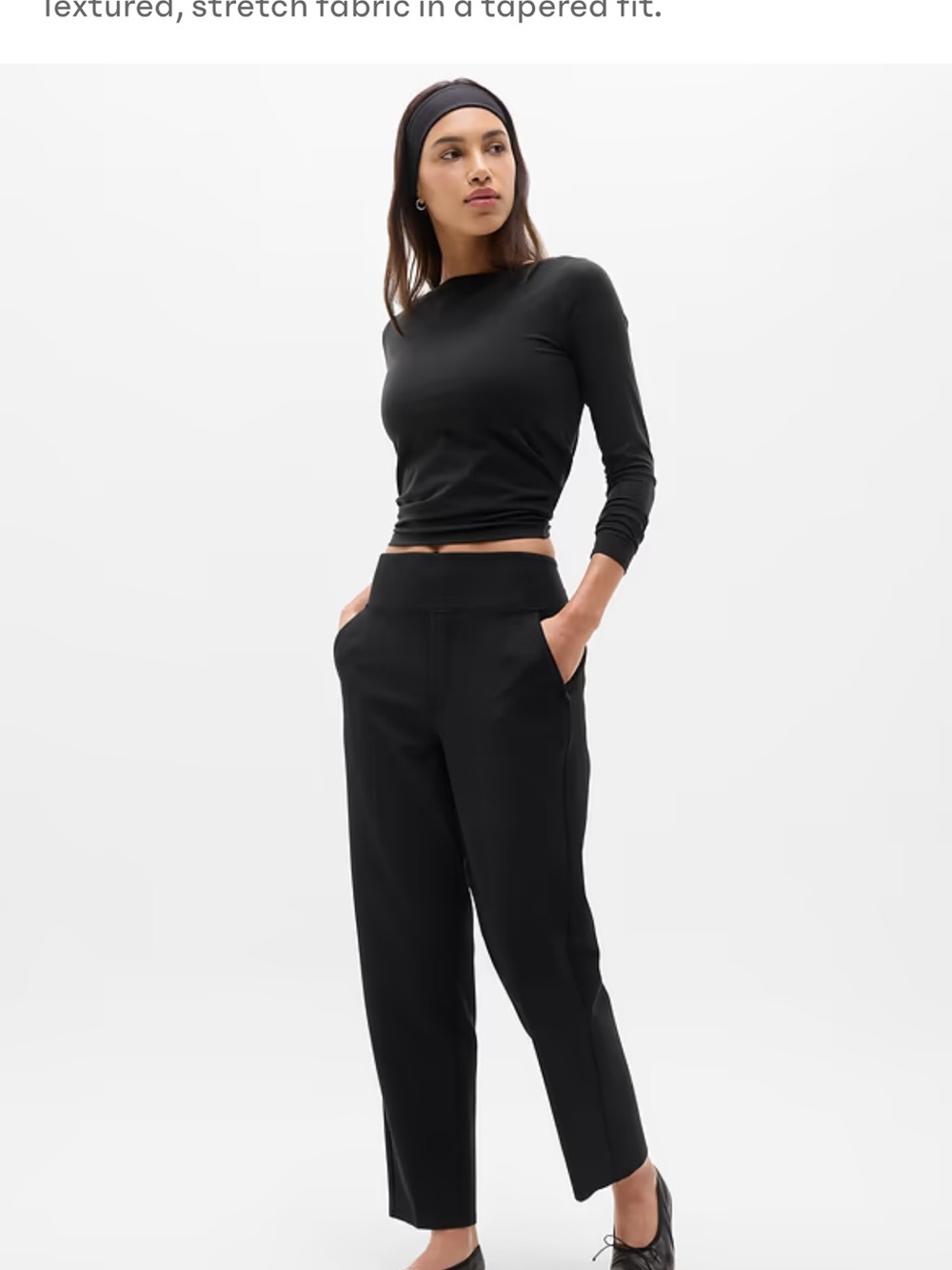 Athleta Black Endless High-Rise Women's Pants- Size 6-27” inseam
